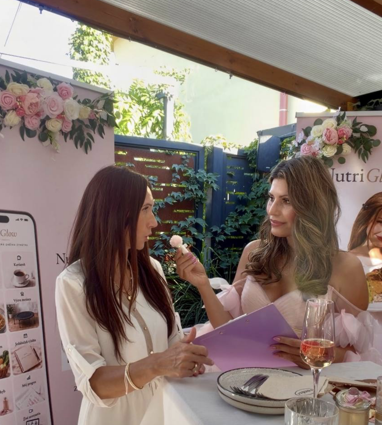 Bc. Klaudia Pazgan počas NutriGlow rozhovoru